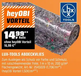 OBI Lux-tools abdeckvlies Angebot