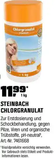 OBI Steinbach chlorgranulat Angebot