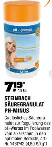 OBI Steinbach säuregranulat ph-minus Angebot