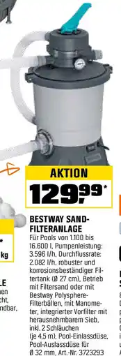 OBI Bestway sand- filteranlage Angebot