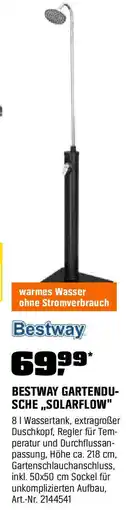 OBI Bestway gartendu- sche,,solarflow" Angebot