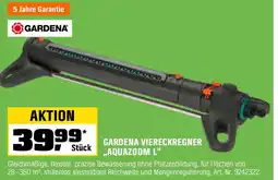 OBI Gardena viereckregner ,,aquazoom l" Angebot