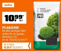 OBI Pflanzerde Angebot