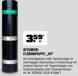 OBI Bitumen- flämmpappe,,v4" Angebot