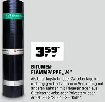 OBI Bitumen- flämmpappe,,v4" Angebot