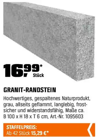 OBI Granit-randstein Angebot