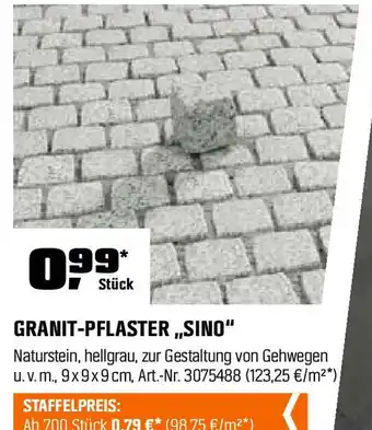 OBI GRANIT-PFLASTER,,SINO" Angebot