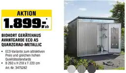 OBI Biohort gerätehaus avantgarde eco a5 quarzgrau-metallic Angebot