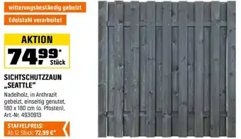 OBI Sichtschutzzaun ,,seattle" Angebot