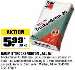OBI Baumit trockenbeton „all in Angebot