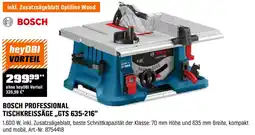 OBI Bosch professional tischkreissäge „,gts 635-216" Angebot