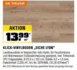 OBI Klick-vinylboden,,eiche lyon" Angebot