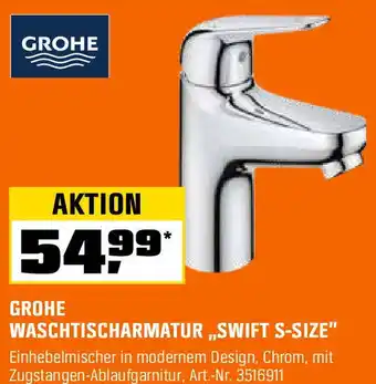 OBI Grohe waschtischarmatur,,swift s-size" Angebot