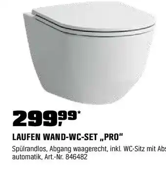 OBI Laufen wand-wc-set,,pro" Angebot