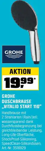 OBI Grohe duschbrause ,,vitalio start 110" Angebot