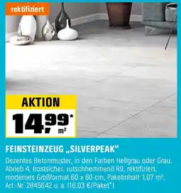 OBI Feinsteinzeug,,silverpeak" Angebot