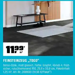 OBI Feinsteinzeug „togo" Angebot