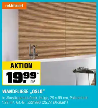 OBI Wandfliese„,oslo" Angebot