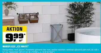 OBI Wandfliese,,ice white" Angebot