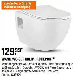 OBI Wand wc-set baliv „rockport" Angebot