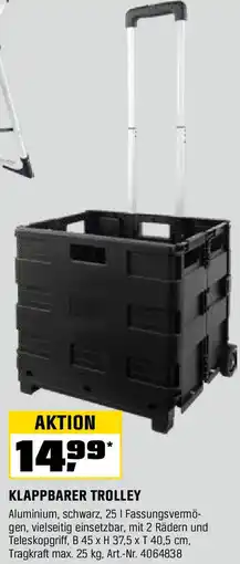 OBI Klappbarer trolley Angebot
