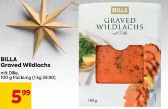 Billa Billa Graved Wildlachs 100g Angebot