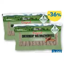 T&G Greisinger Rostbratwürstel T&G Angebot
