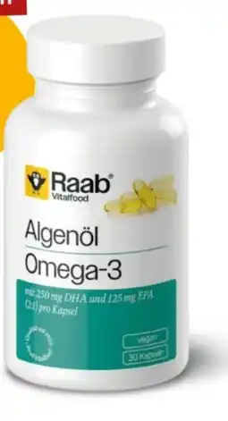 Martin Reformstark Raab Vitalfood Algenöl Omega-3 Angebot