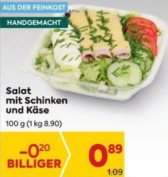 Billa Salat Mit Schinken Und Käse 100g Angebot