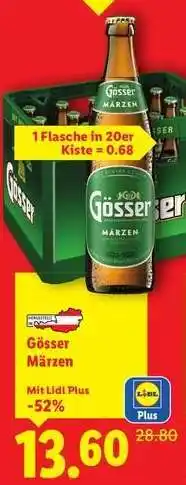 Lidl GÖSSER MÄRZEN Angebot
