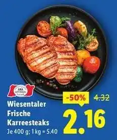 Lidl Wiesentaler Frische Karreesteaks Angebot