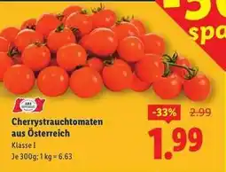 Lidl Cherrystrauchtomaten aus Österreich Angebot