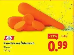 Lidl Karotten aus Österreich Angebot