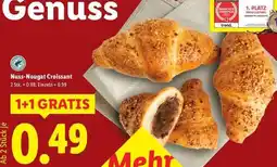 Lidl Nuss-Nougat Croissant Angebot