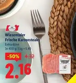 Lidl Wiesentaler Frische Karreesteaks Angebot