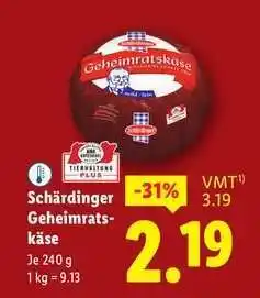 Lidl Schärdinger Geheimratskäse Angebot