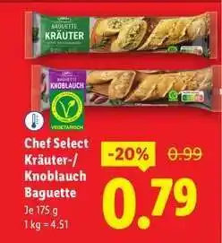 Lidl Chef Select Kräuter-/Knoblauch Baguette Angebot