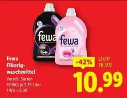 Lidl Fewa Flüssigwaschmittel Angebot