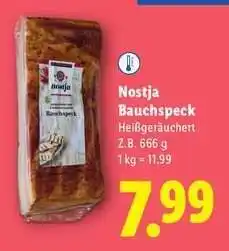Lidl Nostja Bauchspeck Angebot