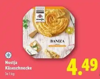 Lidl Nostja Käseschnecke Angebot