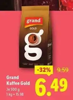 Lidl Grand Kaffee Gold Angebot