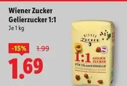 Lidl WIENER ZUCKER GELIERZUCKER 1:1 Angebot