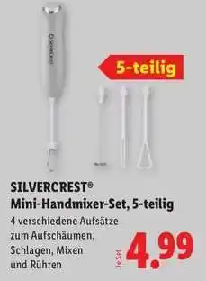 Lidl SILVERCREST Mini-Handmixer-Set, 5-teilig Angebot