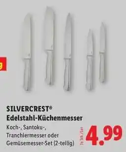 Lidl SILVERCREST Edelstahl-Küchenmesser Angebot