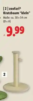 Lidl zoofari Kratzbaum “klein” Angebot