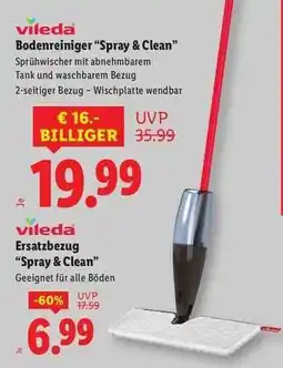 Lidl Bodenreiniger „Spray & Clean“ Angebot