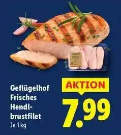 Lidl Geflügelhof Frisches Hendlbrustfilet Angebot