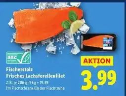 Lidl Fischerstolz Frisches Lachsforellenfilet Angebot