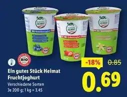 Lidl Ein gutes Stück Heimat Fruchtjoghurt Angebot