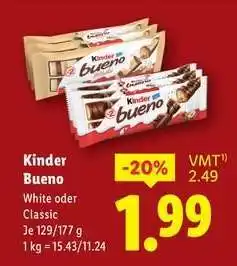 Lidl Kinder Bueno Angebot